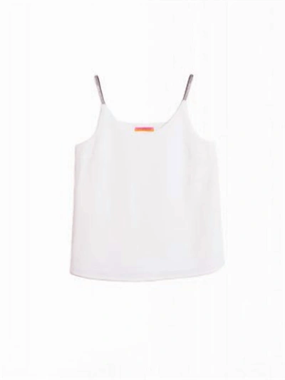 Vilagallo Gina Shirt In Ecru Crep In Multi