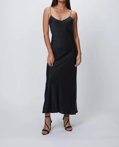 Shop Asceno The Lyon Dress In Black