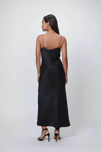Shop Asceno The Lyon Dress In Black