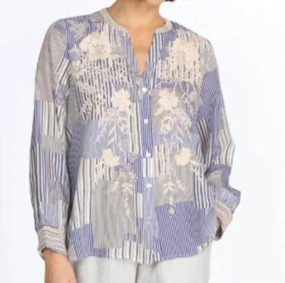 Johnny Was Osiris Relaxed Button Down In Blue