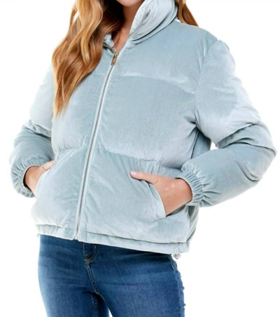 Tcec Puffer In Dusty Blue In Multi
