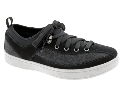 Drew Men's Buzz Sneaker - - 4e Wide Width In Black Flannel/buck In Multi