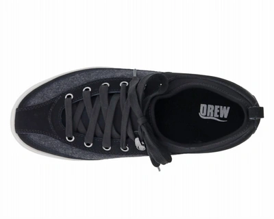 Drew Men's Buzz Sneaker - - 4e Wide Width In Black Flannel/buck In Multi