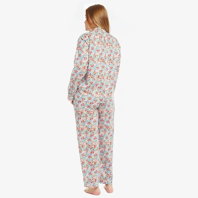 The Sleep Code Ayla Liberty Print Pj Set In Poppy/daisy Print In Multi