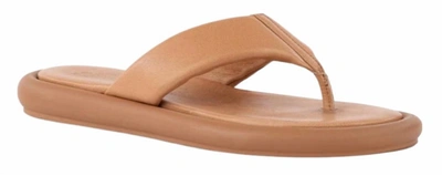 Shop Seychelles Fun Fact Leather Sandals In Tan In Multi