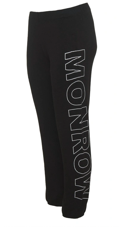 Shop Monrow Sweatpants In Black