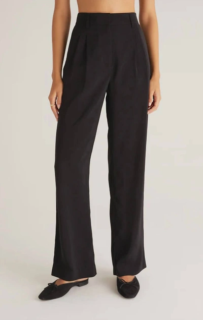 Shop Z Supply Women's Lucy Twill Pant In Black