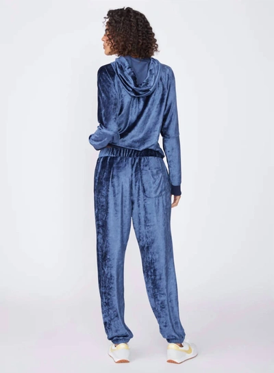 Shop Stateside Bamboo Velour Sweatpant In Blue