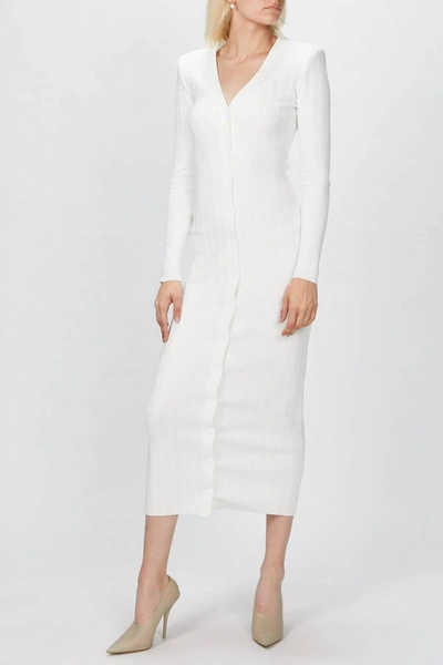Shop Ronny Kobo Vianne Knit Dress In White