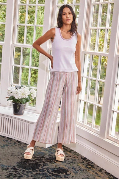 Ecru Textured Sweater Pant In Multi