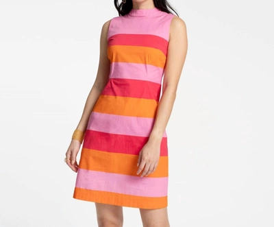 Shop Frances Valentine Simplicity Dress In Sherbert Stripe In Multi