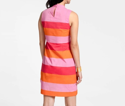 Shop Frances Valentine Simplicity Dress In Sherbert Stripe In Multi