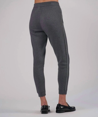 Shop Atm Anthony Thomas Melillo Cotton Cashmere Sweater Pant In Heather Charcoal In Grey