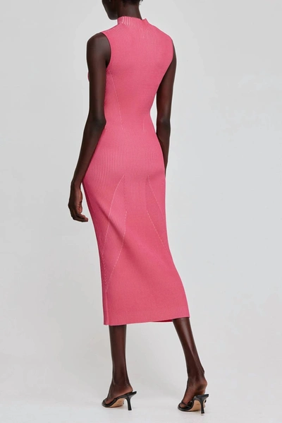 Shop Acler Rickman Dress In Berry In Pink