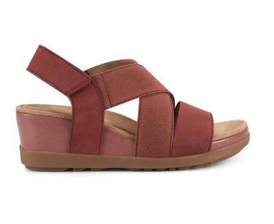 Earth Carren Sandal In Brick Red