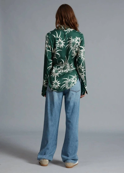 Shop Rag & Bone Cleo Shirt In Green Multi Floral