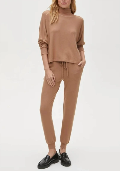 Shop Michael Stars Sylvia Jogger In Camel In Brown