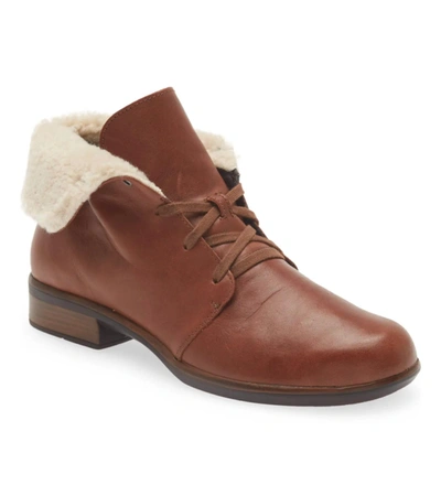Shop Naot Pali In Soft Chestnut Leather In Multi