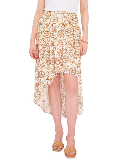 Shop Vince Camuto Womens A-symmetrical Printed High-low In White