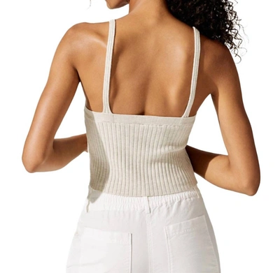 The Range Blended Knit Corset Tank - Shell - Size Xs In Pink