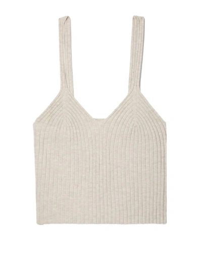 Shop The Range Blended Knit Corset Tank In Shell In Pink
