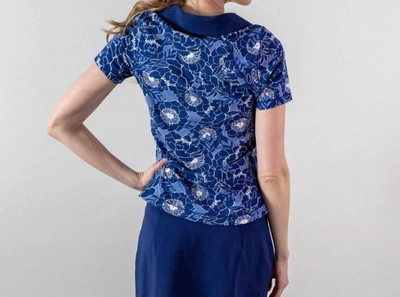 Krimson Klover Dina Golf Polo In Blue Jay