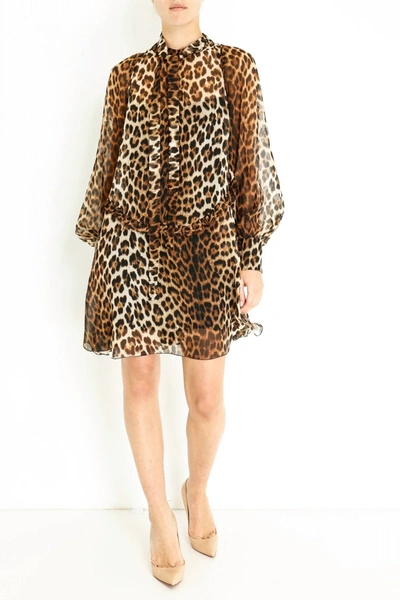 Shop N°21 Leopard Dress In Multi