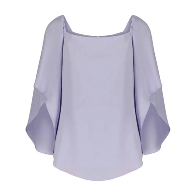 Shop Anna Cate Frances 3/4 Sleeve Top In Lilac In Purple