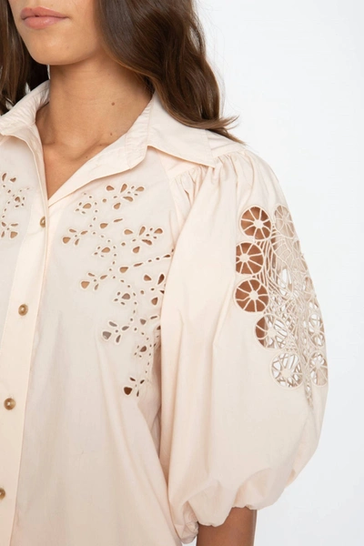 Caballero Mae Top In Pink Champagne