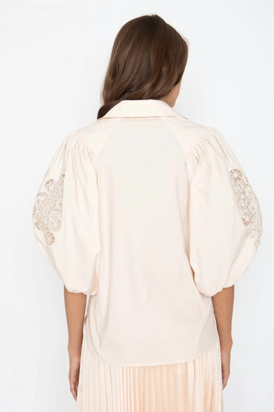 Caballero Mae Top In Pink Champagne