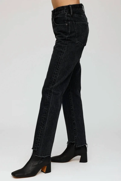 Shop Moussy Northville Straight Jean In Black