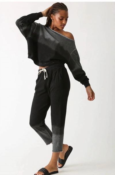 Electric & Rose Reggie Pant In Dusk (onyx / Heather Grey) In Multi
