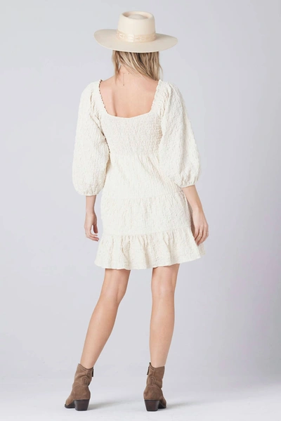 Shop Saltwater Luxe Lane Mini Dress In Natural In White