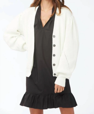 Sundays Mandel Cardigan In Soft White