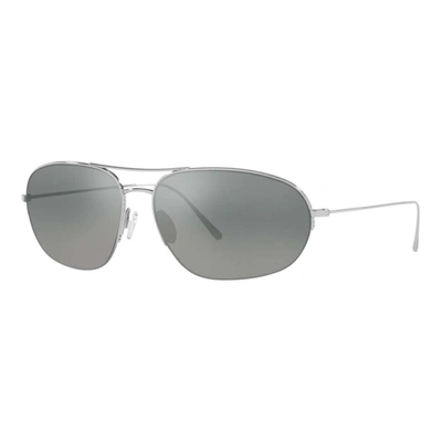 Shop Oliver Peoples Unisex Ov1304st-50366i Kondor 64mm Silver Sunglasses