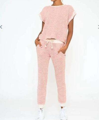 Shop Sol Angeles Baja Terry Jogger In Pink