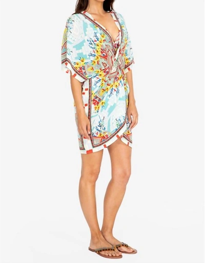 Shop Johnny Was Lina Twist Front Tunic In Multi