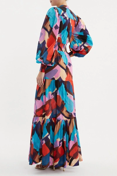 Shop Rebecca Vallance Malaga Maxi Dress In Print In Multi