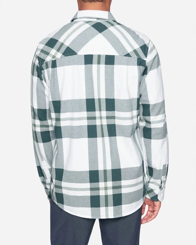 Hurley Santa Cruz Heavy Weight Flannel Shirt In Pure Platinum In Multi