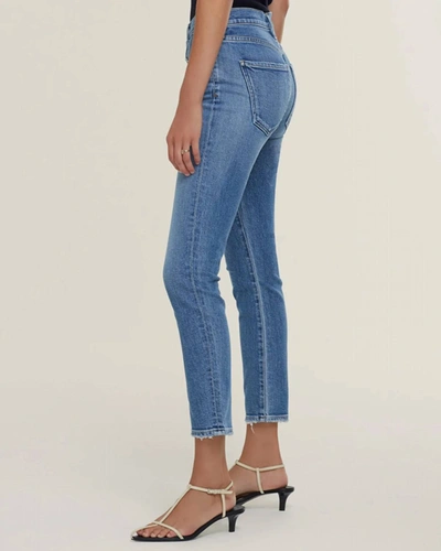 Shop Agolde Toni Mid Rise Straight Leg Jean In Viewpoint In Multi