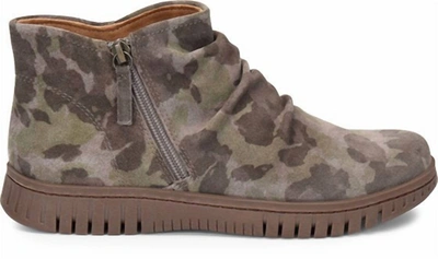 Comfortiva Calla Bootie In Olive In Green