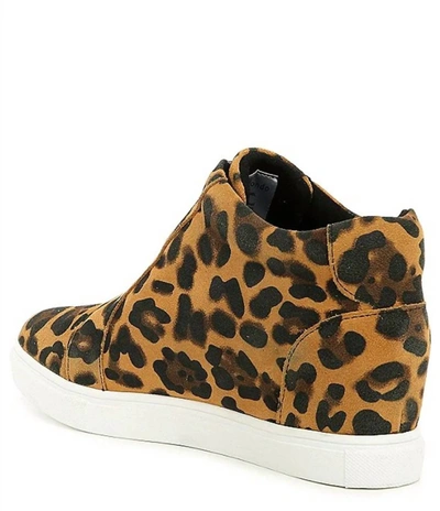 Blondo Women's Glenda Wedge Sneaker In Leopard In Multi