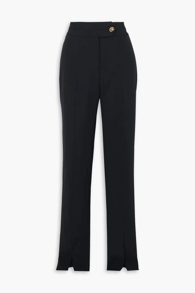 Veronica Beard Jessamy Twill Slim-leg Pants In Navy In Blue