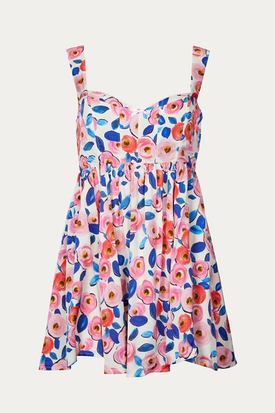 For Love & Lemons Gianna Mini Dress In Pink