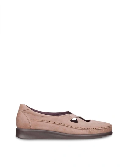 Sas Crissy Slip On Loafer - Wide In Praline In Pink