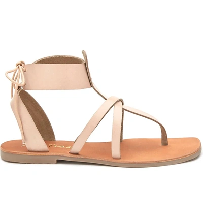 Shop Matisse Lay Up Strappy Sandal In Blush In Pink