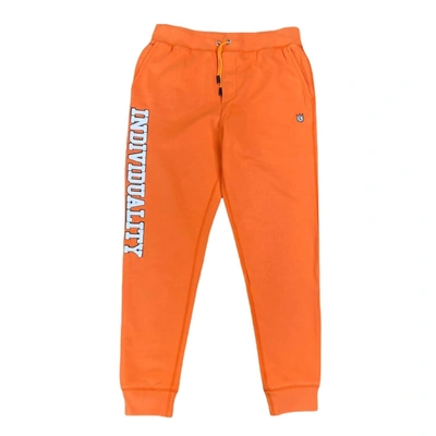 Cult Of Individuality Men's Fleece Sweatpants In Orange In Orange