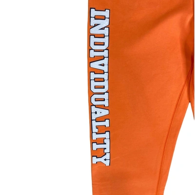 Cult Of Individuality Men's Fleece Sweatpants In Orange In Orange
