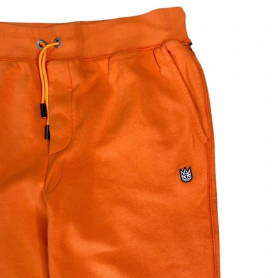 Cult Of Individuality Men's Fleece Sweatpants In Orange In Orange