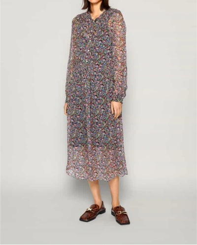 Baum Und Pferdgarten Amaira Flower Field Dress In Reddish Flower Field In Multi